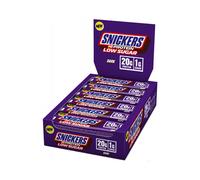 Snickers - HI Protein Bars | Low Sugar Bars, Only 1g of Sugar per bar, Dark Chocolate, 12 x 57g Pack, 20g Protein