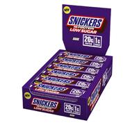 SNICKERS HI PROTEIN LOW SUGAR 12 x 57g BARS BOX DARK CHOCOLATE PEANUTS