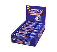 Snickers Hi Protein/Low Sugar Protein Bar Box of 12 x 57g