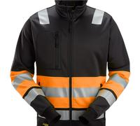 Snickers High-Vis Class 1 Full Zip Jacket - High Vis Orange/Black - XL