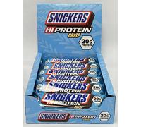 Snickers HiProtein Crisp Protein Bars 12 x 55g 20g Protein Chocolate Snack Bars