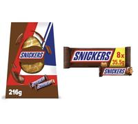 Snickers Large Easter Egg with Snickers Multipack of 8 Chocolate Bars