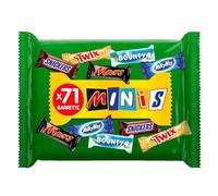 Snickers, Mars, Twix und weitere Mini Schokoriegel | Großpackung Schokolade | Party Mix | 71 Riegel | 1 x 1,4kg
