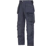 Snickers Men's Cooltwill Trousers - Navy, Size 33S