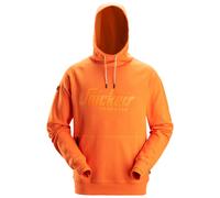 Snickers Mens Workwear Logo Hoodie Sweatshirt Jumper Orange Blue - 2894