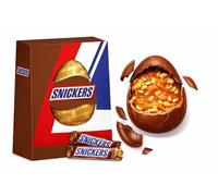 Snickers Milk Chocolate Extra Large Easter Egg Includes 1 Extra Large Egg & 2 Snickers Bars Perfect For Easter Egg Hunt Great Gift For Kids & Adults School Offices