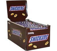 Snickers Milk Chocolates Bulk Buy Perfect For Office, Home, School (3 Boxes, Snickers 24 x 50g)
