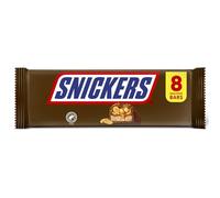 Snickers Peanut Caramel Nougat Milk Chocolate Bars Multipack Snack 8 Pack