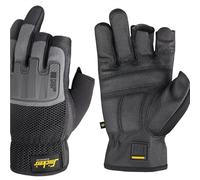 Snickers Power Open Gloves - Black/Rock Grey - 7