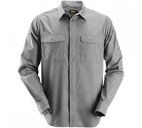 Snickers Service LS Shirt Grey Size: 3XL Colour: Grey, Chest Size: 3XL 3XL