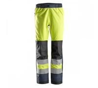 Snickers Shell Trouser CL2 High Vis Yellow/Navy M Waist Size: M, Colou M