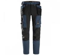 Snickers SN6218 AW Stretch Trousers HP Navy/Black 36" 32" Wa 36" 32"