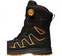 Snickers Solid Gear SG61004 Shore S3 Boot Black/Orange Size: UK3 Shoe UK3 - EU36 - US4