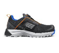 Snickers Solid Gear SG80127 Haze 2 Air Low Safety Shoe Black/Orange UK UK5.5 - EU39 - US6.5