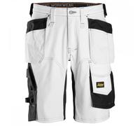 Snickers Stretch Loose Shorts HP White/Black 50" Colour: White/Bl 50"