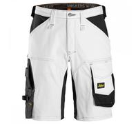 Snickers Stretch Loose Shorts White/Black 35" Waist Size: 35" 35"