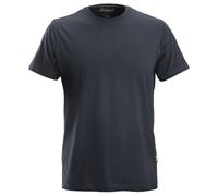 Snickers 2502 Short Sleeve T Shirt Brushed Cotton Classic Top: Navy Si L
