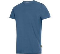 Snickers Workwear Short Sleeve T-Shirt 2502 - Brushed Cotton Classic Top - Ocean S L