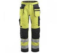 Snickers Trousers HP+ CL2 Yellow 47" Colour: Yellow, Waist Size: 47" 32"