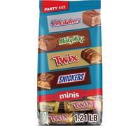 Snickers, Twix, Milky Way and 3 Musketeers Minis Milk Chocolate Bars Assorted Packs, Party Size, 552ml Bulk Pack