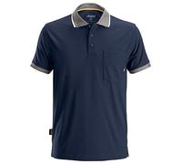 Snickers Unisex T-Shirt Polo Shirt AllroundWork 37.5 Technology Size XL in Navy Blue