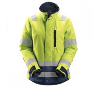 Snickers Women's 37,5 Insulated Jacket High Visibility Yellow/Nav 2XL Regular