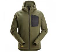 Snickers Women's Fleece Full Zip Hoodie Khaki Green S Colour: Kha S