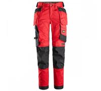 Snickers Women's Stretch Trousers HP Chilli Red/Black 47" Co 47" 31"