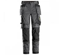 Snickers Women's Stretch Trousers HP Steel Grey/Black 31" Co 31" 31"