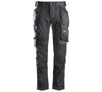 Snickers Work Trousers All Roundwork Slim Fit Stretch Cargo Holster Pocket 6241