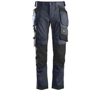 Snickers Work Trousers All Roundwork Slim Fit Stretch Cargo Holster Pocket 6241