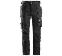 Snickers Work Trousers All Roundwork Slim Fit Stretch Cargo Holster Pocket 6241