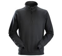 Snickers 2818 Mens 1/2-Zip Sweatshirt Grey M