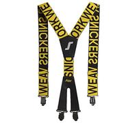 Snickers Logo Braces Yellow/Black Colour: Yellow/Black, Size: One Siz One Size