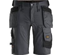 Snickers 6141 Allround Work Stretch Slim Fit Holster Pockets Shorts Grey / Black