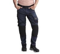 Snickers Workwear Allround Work Craftsman’s Pants, 6341, Stretch Workwear Pants with Slim fit Legs Navy/Black