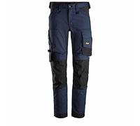 Snickers Workwear Allround Work Craftsman’s Pants, 6341, Stretch Workwear Pants with Slim fit Legs Navy/Black
