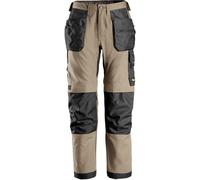 Snickers Workwear AllroundWork Canvas+ Stretch Arbeitshose mit Holstertaschen Kh