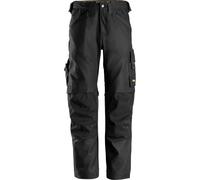 Snickers Workwear AllroundWork Canvas+ Stretch Arbeitshose Schwarz
