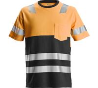 Snickers Workwear AllroundWork High-Vis T-Shirt Hi-Vis Orange/Schwarz