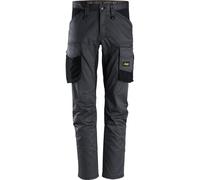 Snickers Workwear AllroundWork Stretch Arbeitshose ohne Kniepolster Stahlgrau/Sc