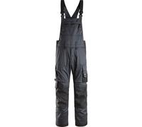 Snickers Workwear AllroundWork Stretch Latzhose Stahlgrau/Schwarz
