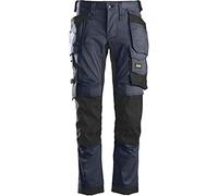 Snickers Workwear AllroundWork Stretch Pant with Floating Pockets Navy-Black Size 92, Unisex, Adult
