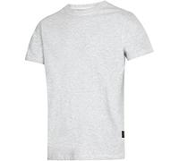 Snickers 2502 Short Sleeve T Shirt Brushed Cotton Classic Top: Ash Siz XL