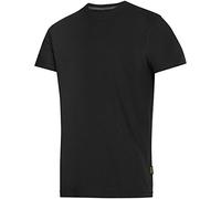 Snickers Workwear Short Sleeve T-Shirt 2502 Brushed Cotton Classic Top Black S L