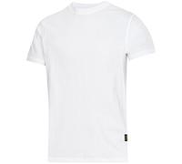 Snickers Workwear Short Sleeve T-Shirt 2502 – Brushed Cotton Classic – White S M