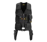 Snickers Workwear Custom Leathercraft Allround Work Tool Vest, S (U4250S) Black