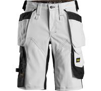 Snickers Workwear Damen AllroundWork Stretch Shorts HP Weiß/Schwarz