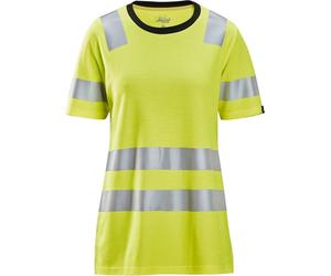 Snickers Workwear Damen Klassisches High-Vis T-Shirt Warnschutzklasse 2 High-Vis