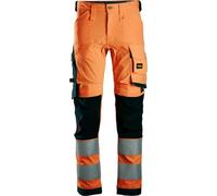 Snickers Workwear High-Vis Stretch Arbeitshose Klasse 2 High-Vis Orange/Schwarz